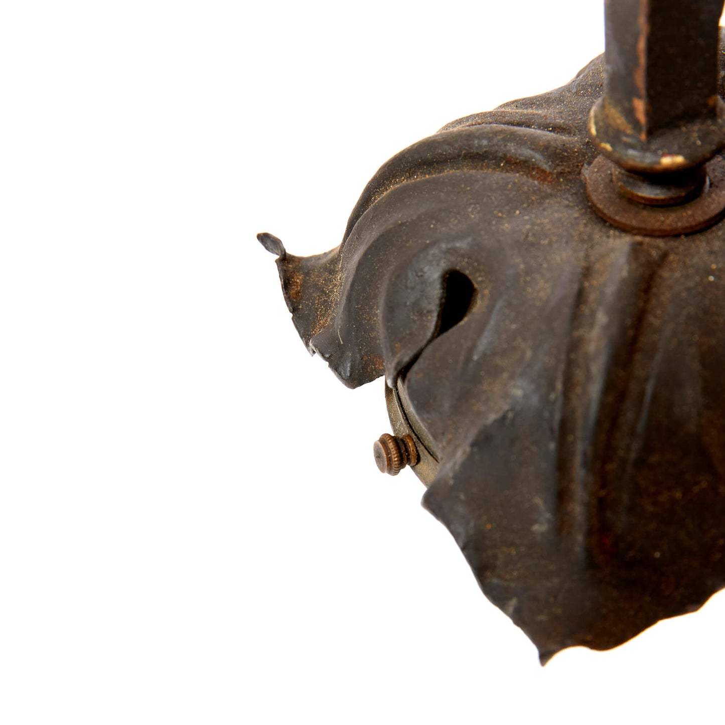 Lampadario in ferro battuto fine ‘800
