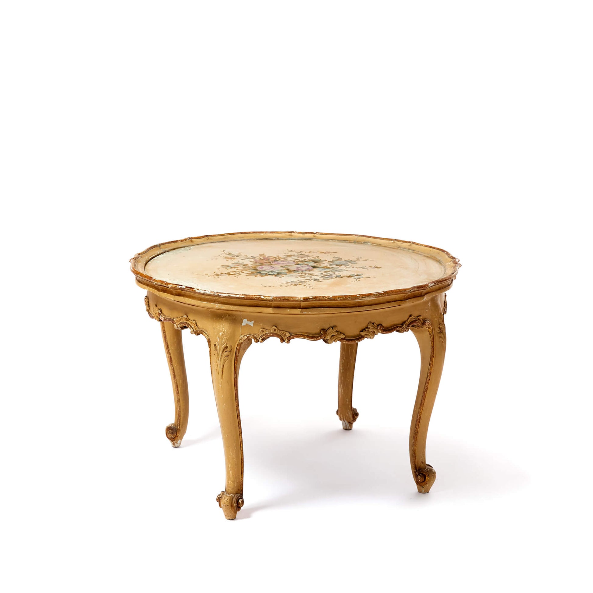 Tavolino rotondo Luigi XV